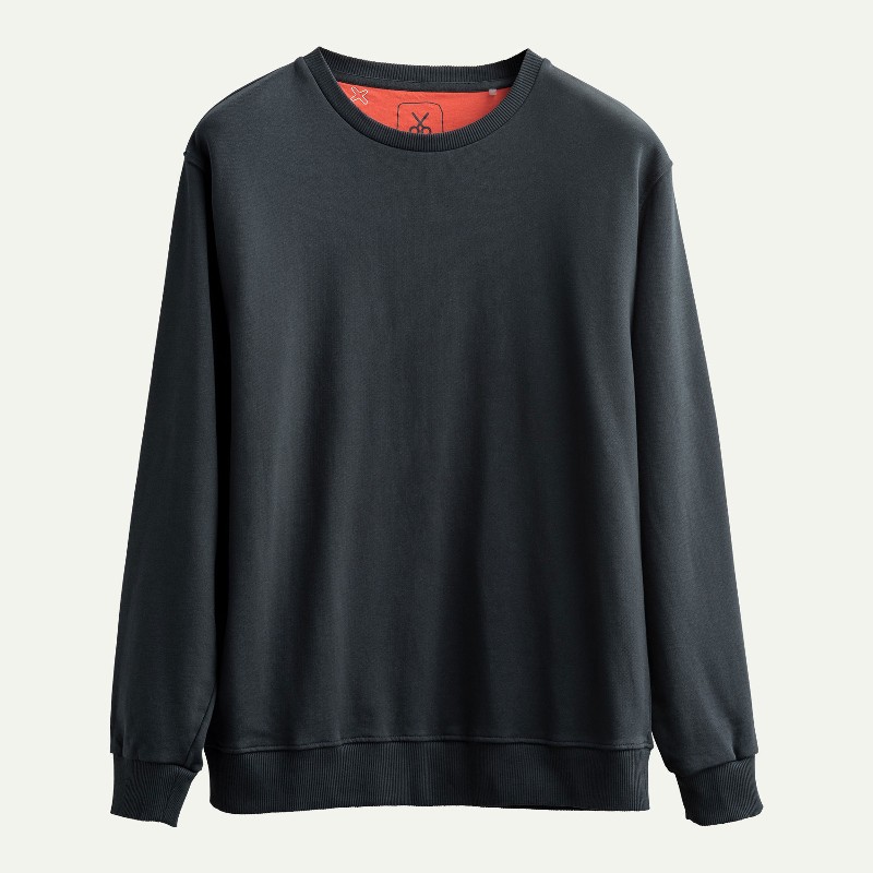 KAFT Kuzgun Unisex Basic Regular Sweatshirt Ruga - Raven - 1